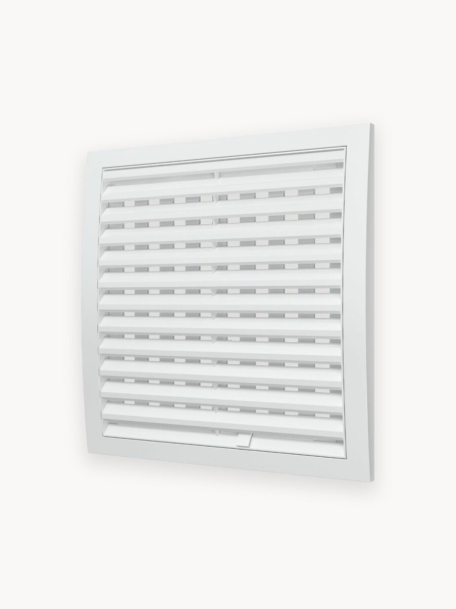 Решетка вентиляционная разъемная регулируемая 2525РРПН, 250х250 мм, ASA-пластик, ERA Street line