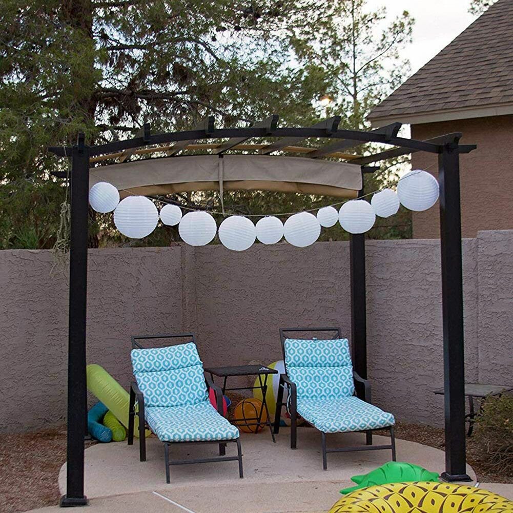 Сферический фонарик из бумаги для праздника, диаметр 20 см