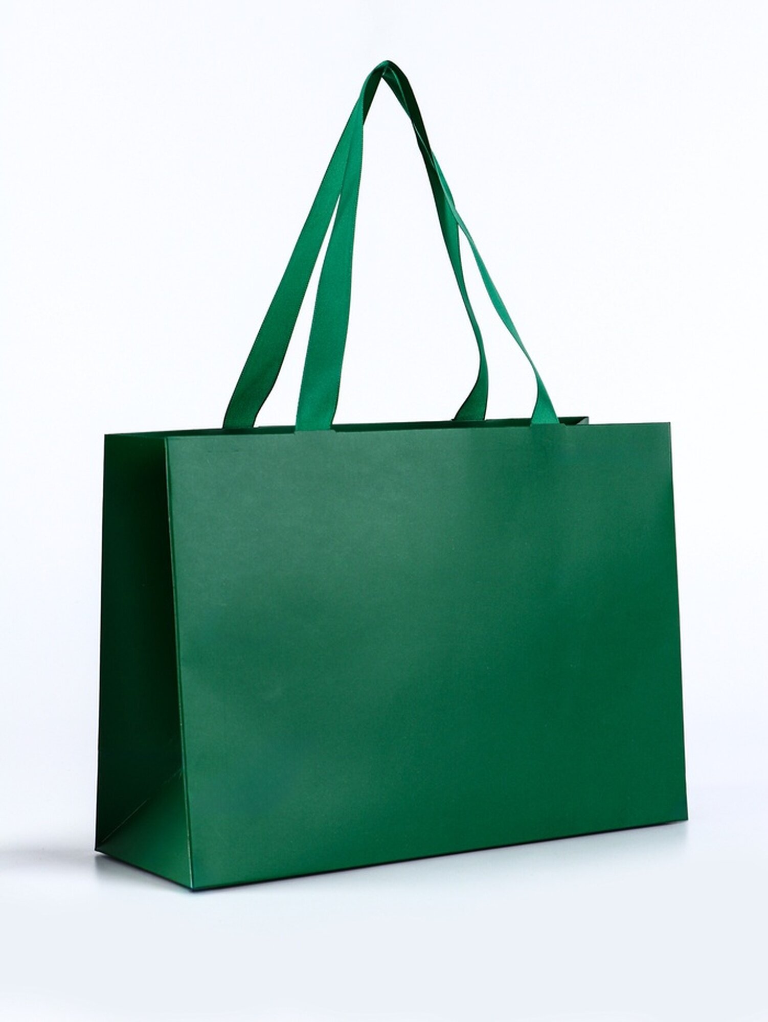 Подарочный пакет Upak Land «Изумрудный», бумага, 28 x 20 x 10 см