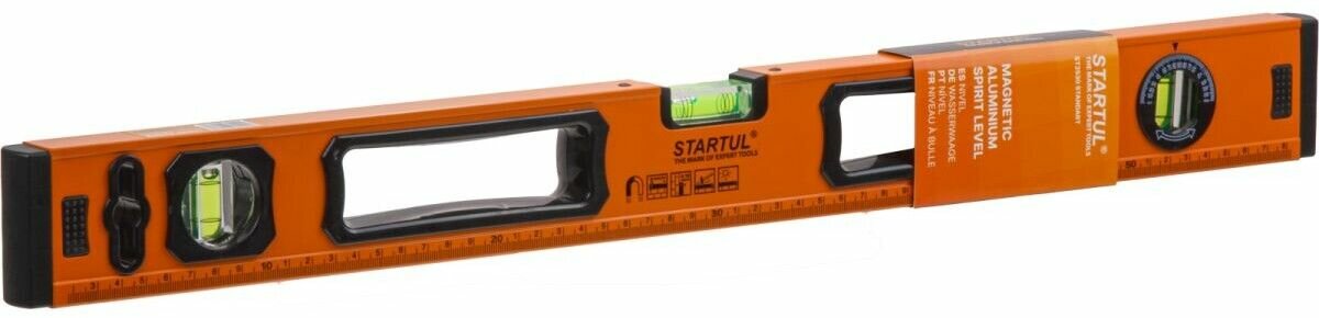 Уровень строительный пузырьковый магнитный 1000 мм STARTUL Standart (ST2530-100M)