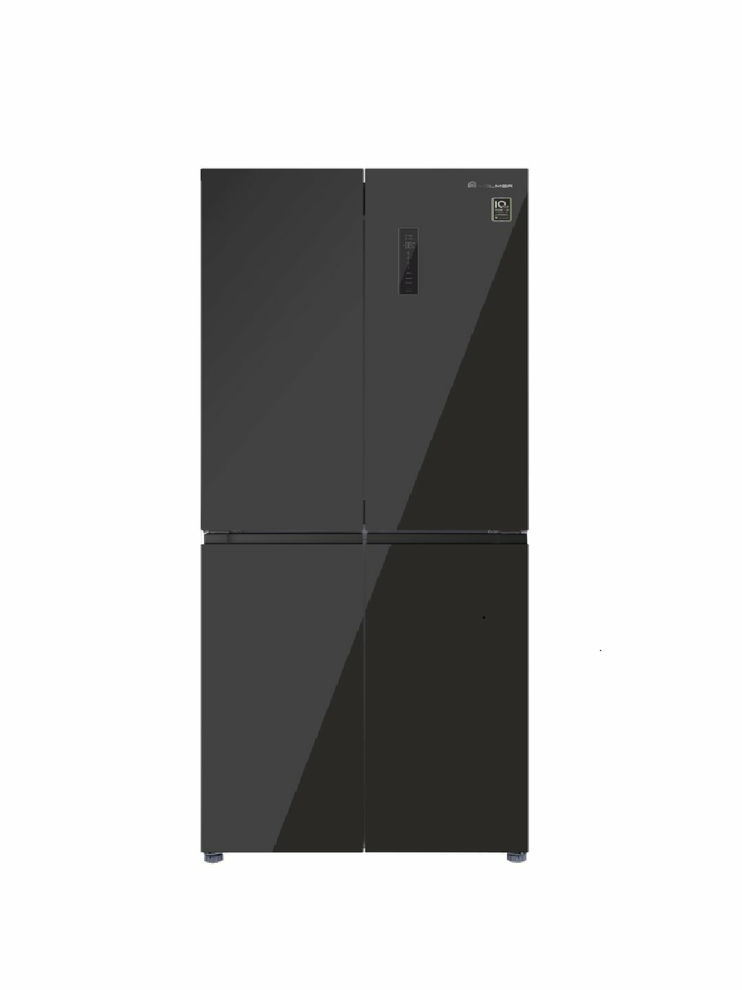 Холодильник VOLMER VN-460BSI, черный, инверторный, морозилка No Frost — фото 1