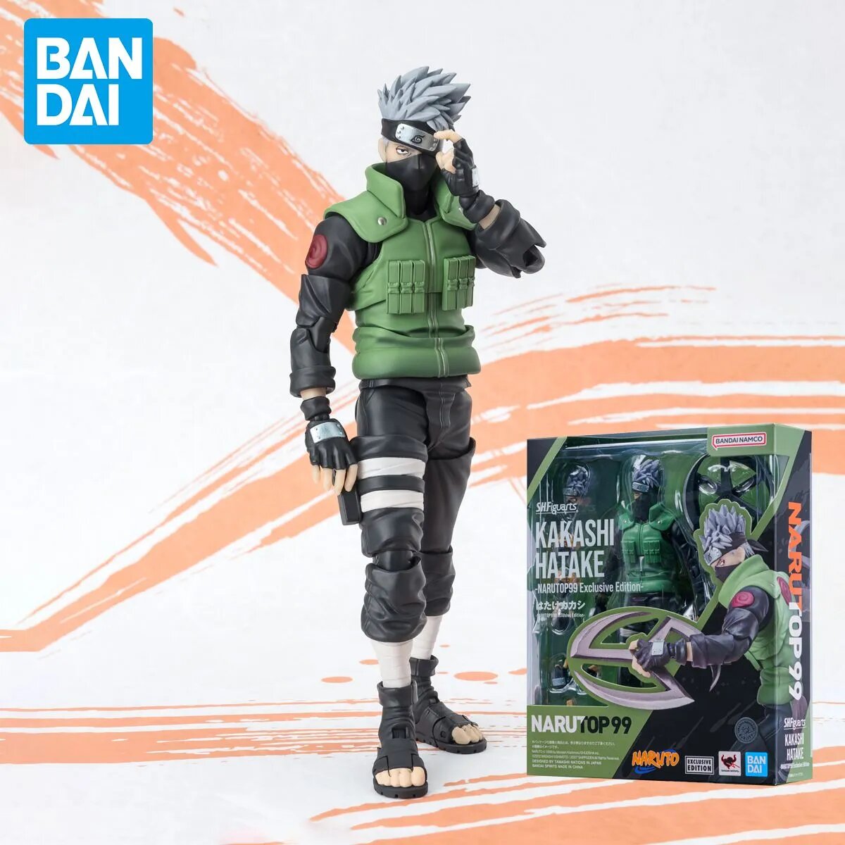 Аниме Фигурка BANDAI S.H.Figuarts - Наруто TOP99/ Какаши Хатакэ,160mm