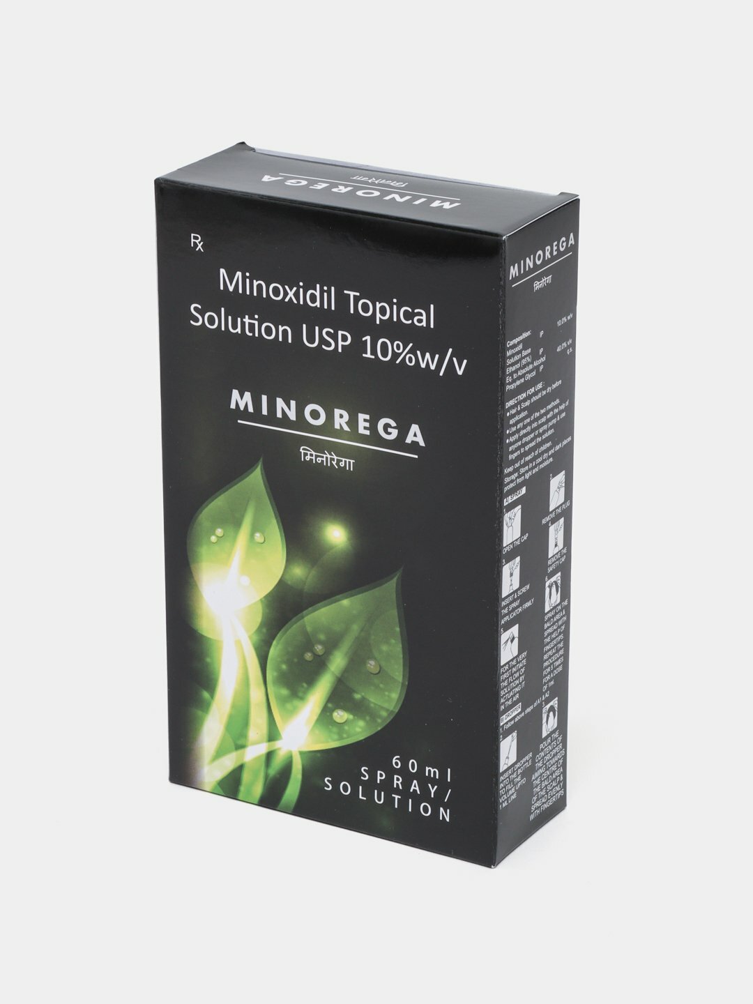 Миноксидил 10% Minoxidil Topical Solution USP 10%, для роста волос и бороды, 60 мл — фото 1