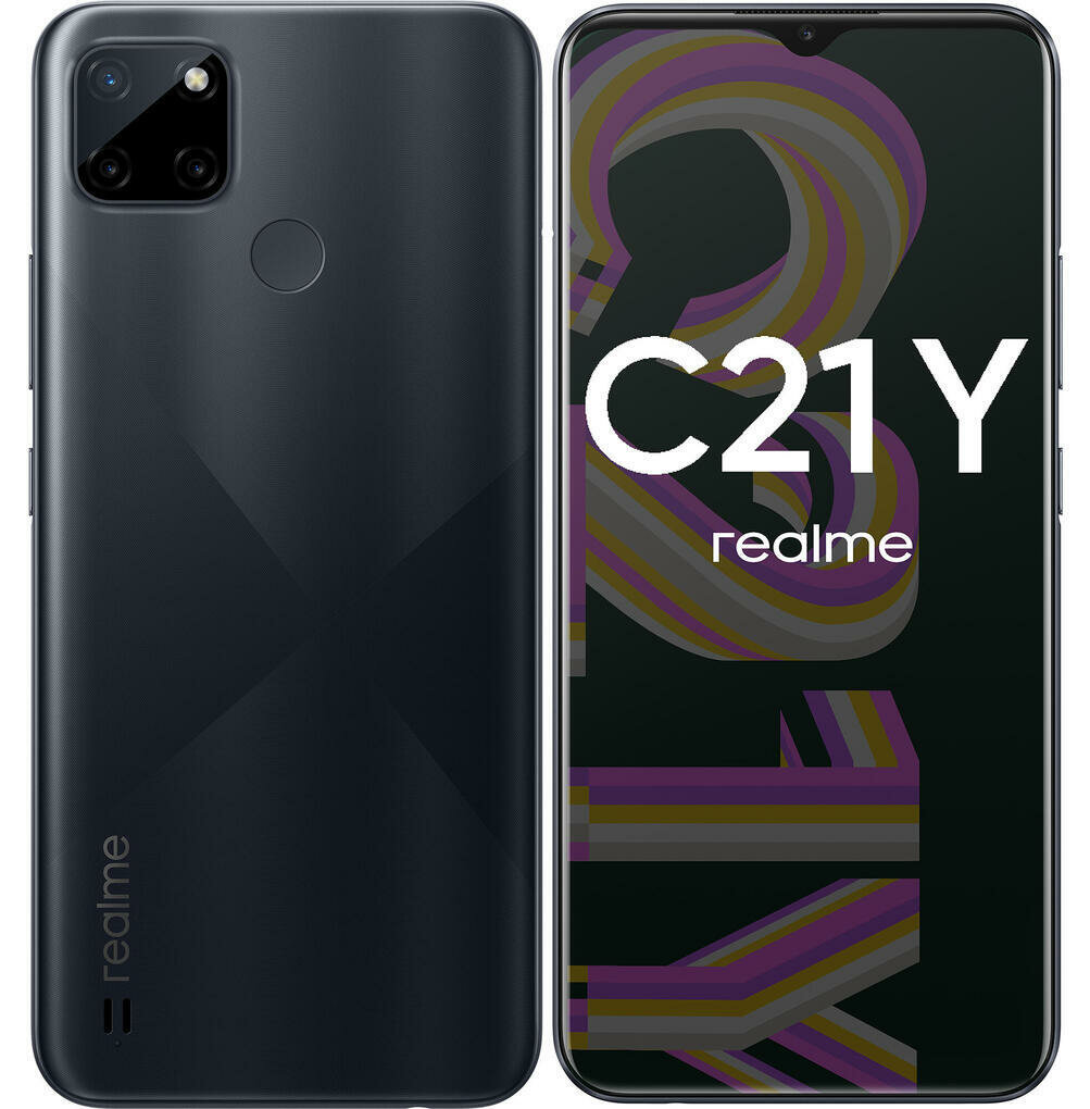6,5" Смартфон realme C21Y 3/32 ГБ (6040397) черный