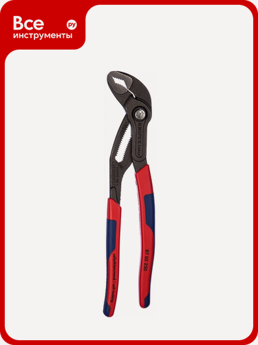 Изображение товара Универсальные переставные клещи KNIPEX кобра KN-8702250 для уменьшения скольжения