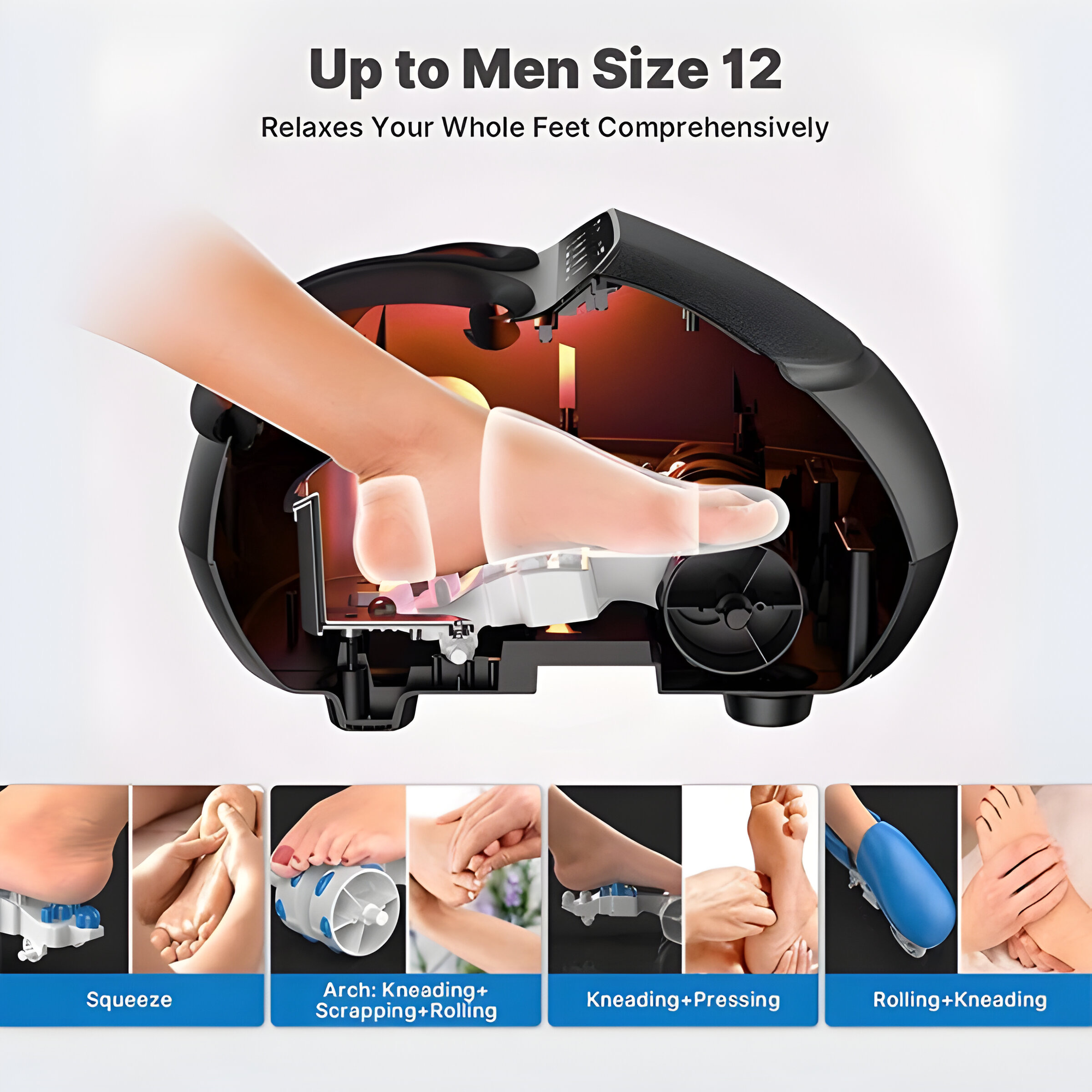 Массажер для ног Shiatsu Premium RENPHO, технология Шиацу, для релаксации — фото 1