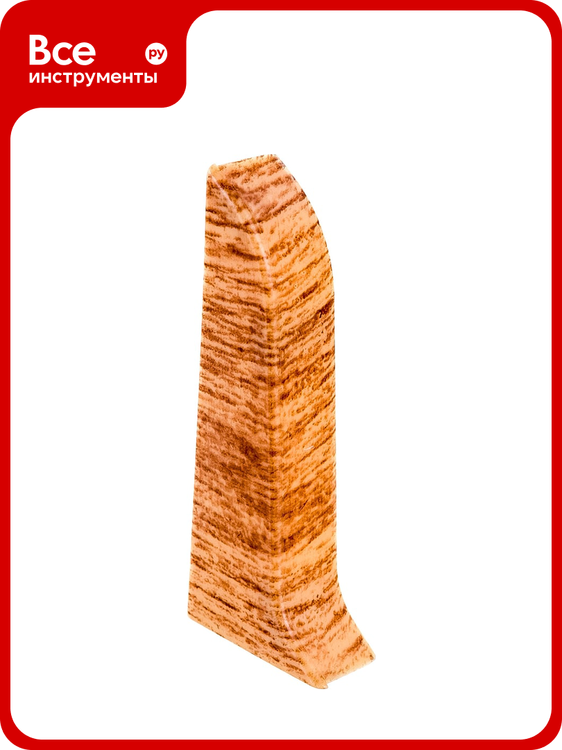 Заглушка для плинтуса Волшебная палочка ПВХ 58 мм 2 шт цвет 5807 УТ000072774