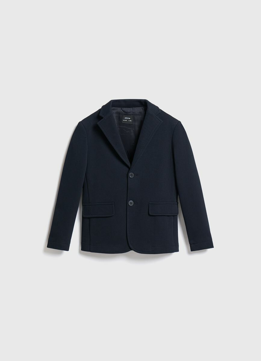 Школьный пиджак O'STIN, размер 146, темно-синий