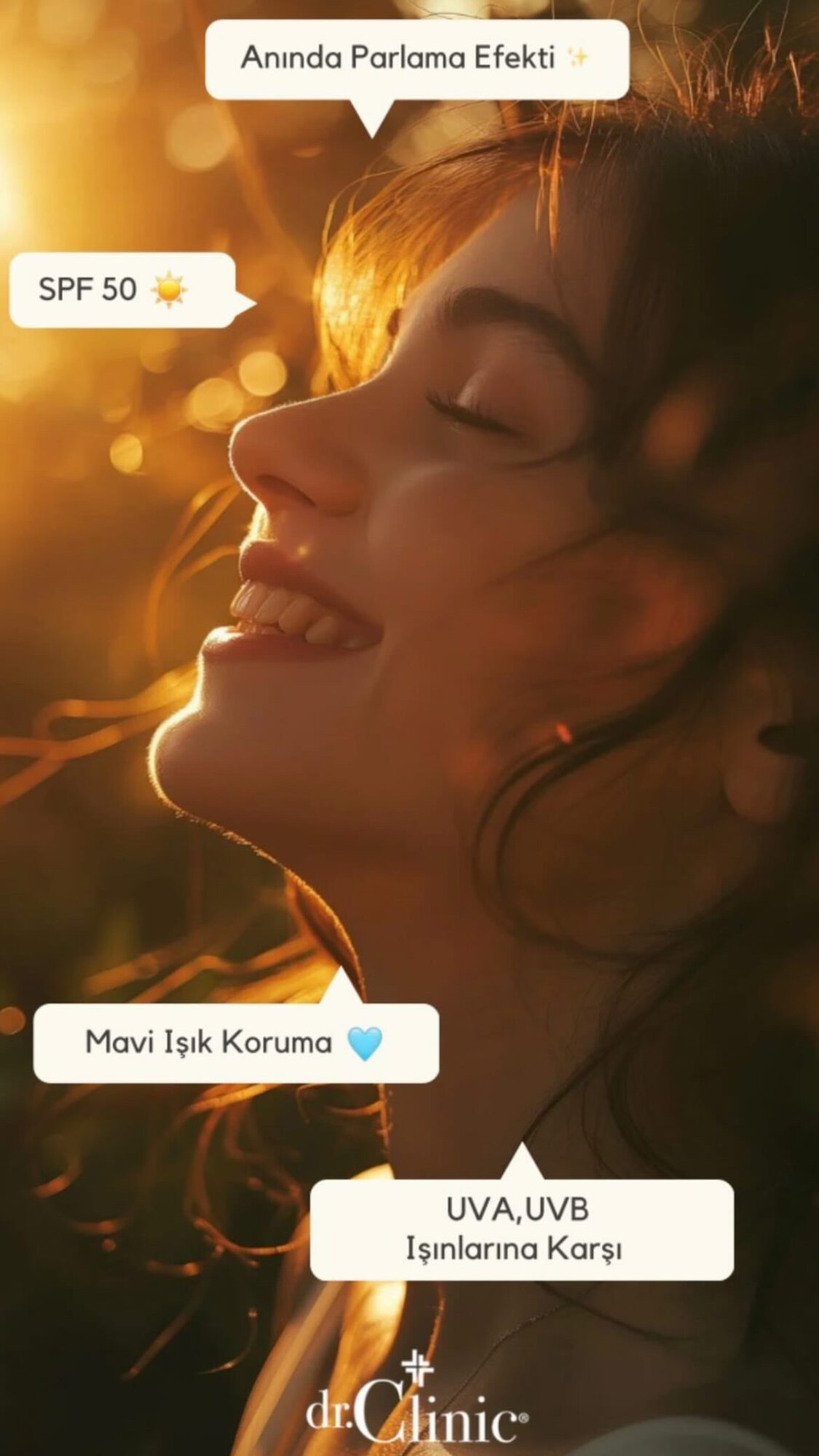 DR CLINIC Отбеливающий крем глубокого действия, для лица, c SPF 50, 50 мл.