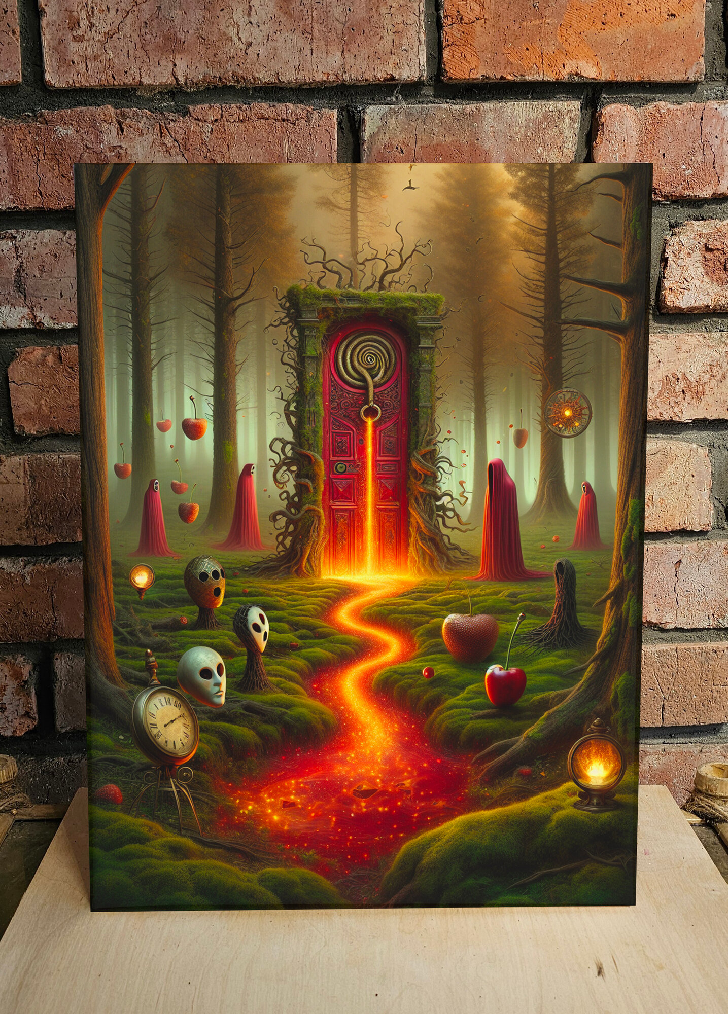 Картина «Граница» с UV-печатью на холсте 30×40 см
