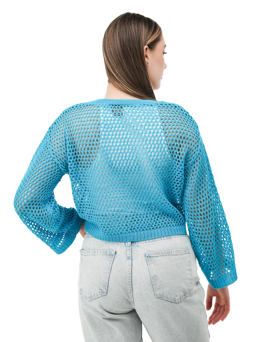 Свитер Didov TRIKO 7401F, размер 40-48, голубой 1 — фото 1