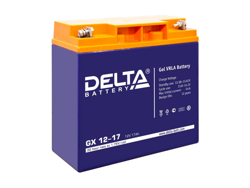 Аккумуляторная батарея Delta GX 12-17