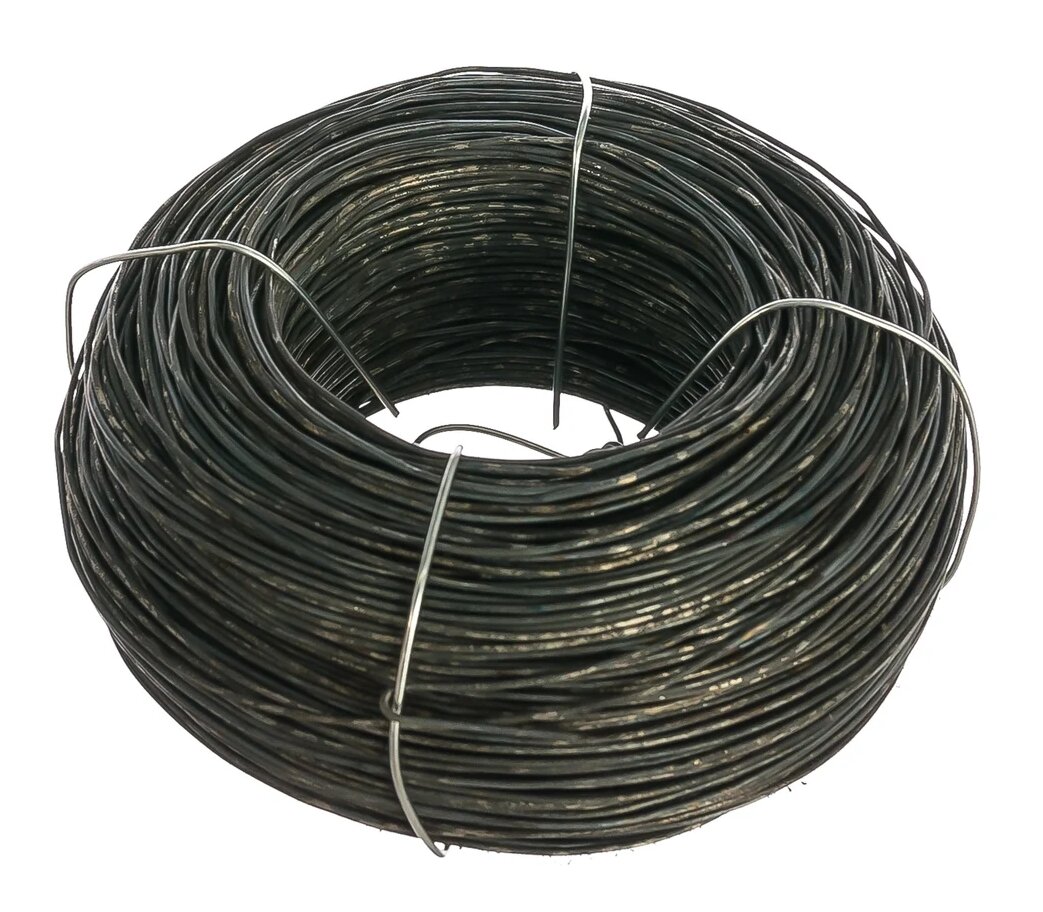 Проволока вязальная черная 12мм бухта 200м. пог