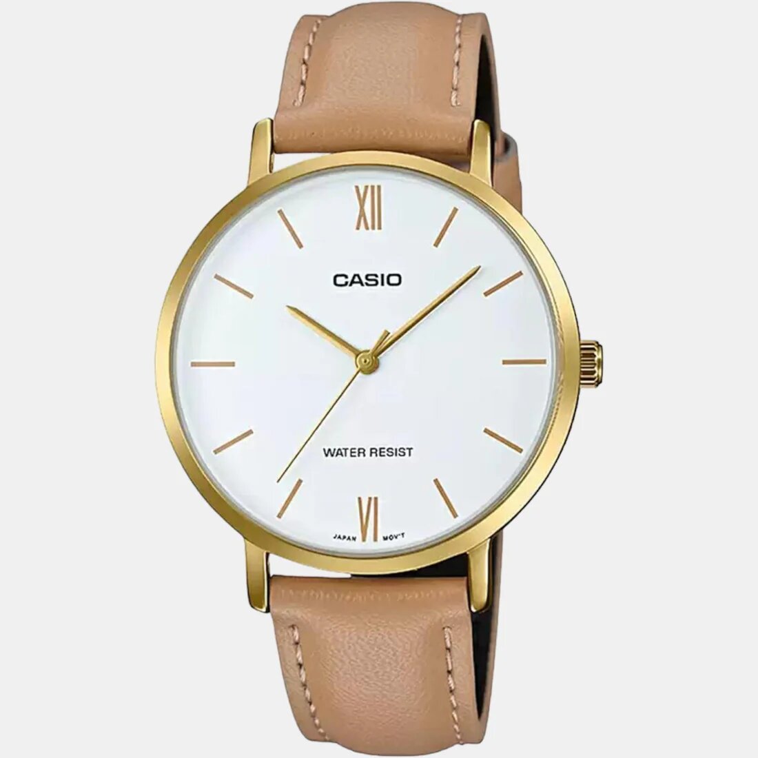 Наручные часы CASIO Analog, золотой/бежевый