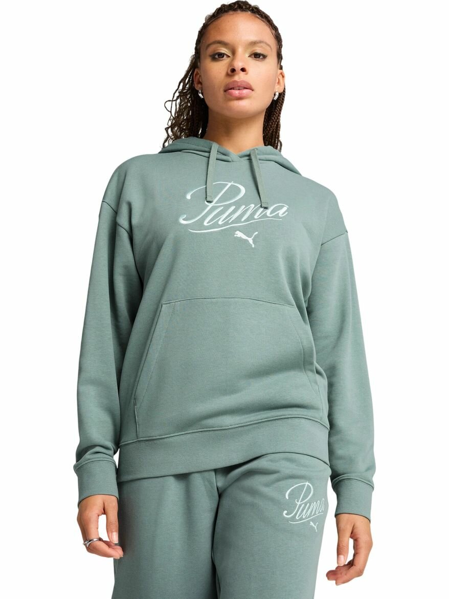 Худи PUMA ESS SCRIPT Comfort Hoodie Women