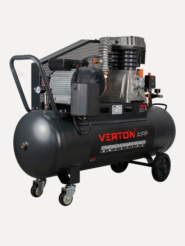 Изображение товара Компрессор ременной Verton Air AC-150/700R (230/50 В/Гц, масл. рем.700л/м,150л,10 б,3,7 кВт,2800об/мин)