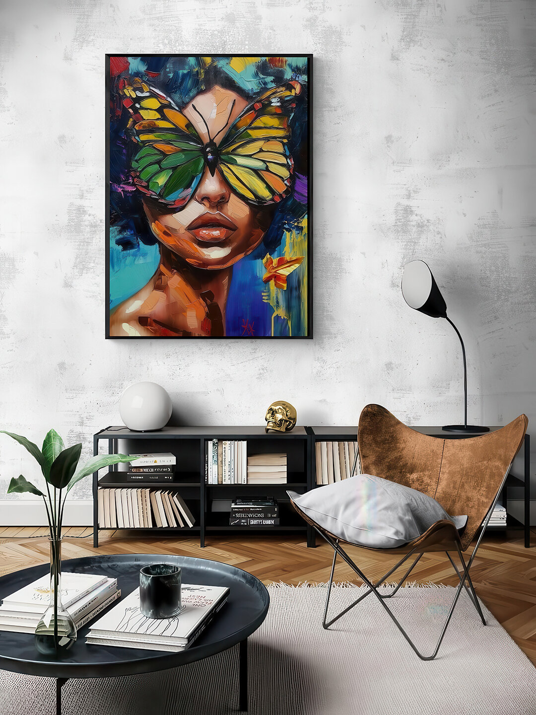 Картина "Купюрный авторитет", интерьерная, на холсте, без рамы, цифровая печать 110 x 150 — фото 1