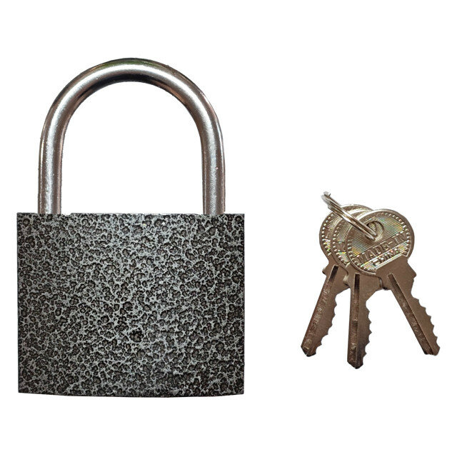 Замок навесной UGO LOKS для сейфов шкафов дверей чугун 60 мм