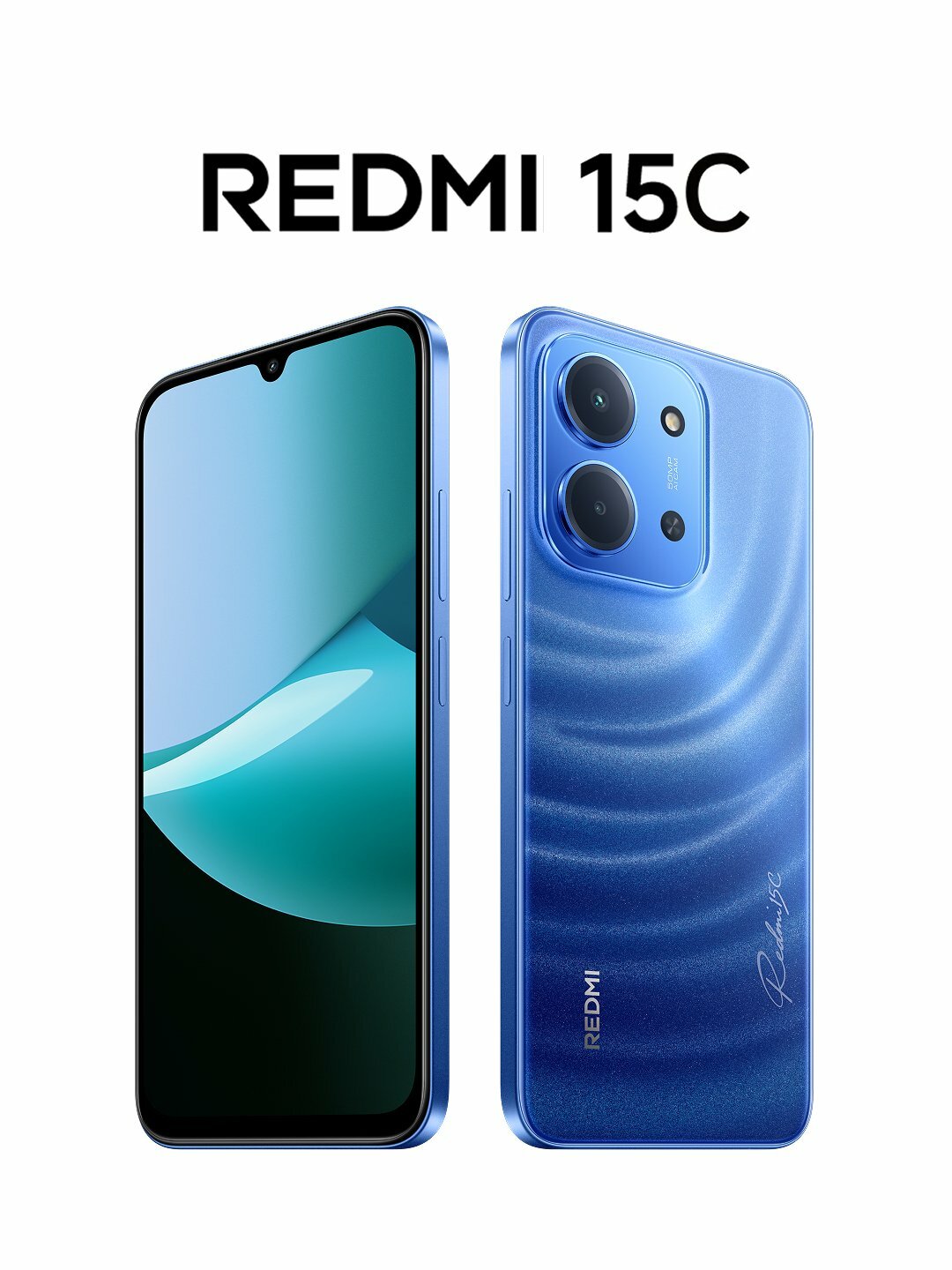 Смартфон Redmi 15C, 4/128 Гб, 6000мА/ч, 6.9"дисплей, 50МП камера с ИИ, 33Вт быстрая зарядка