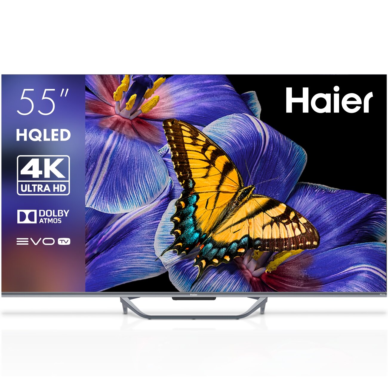Телевизор Haier 55 SMART TV S4, диагональ 55", 4K UHD, Android 11, Голосовое управление