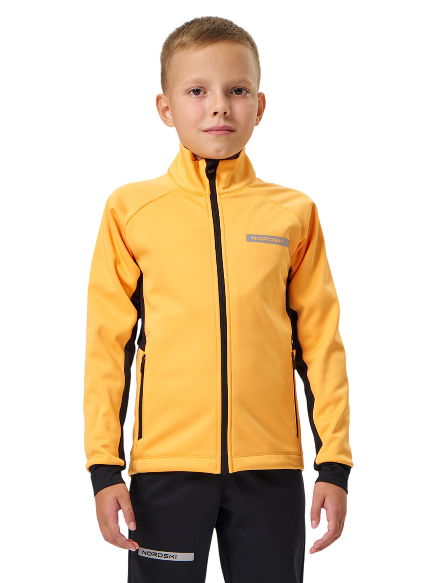 Куртка спортивная Nordski Core junior размер 146 оранжевый