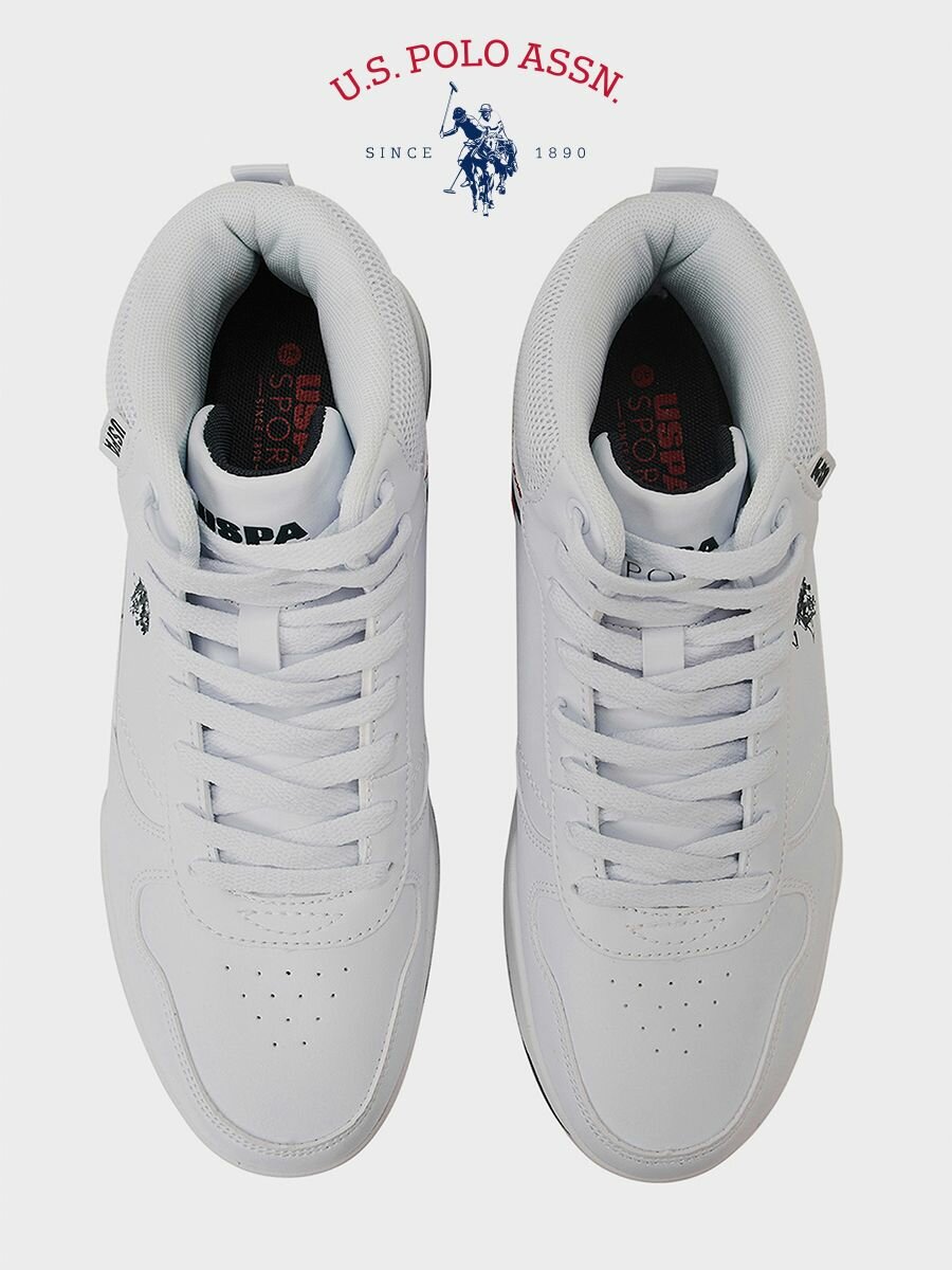 Кеды U.S. POLO ASSN. Осень-зима 2024, размер 43, белый