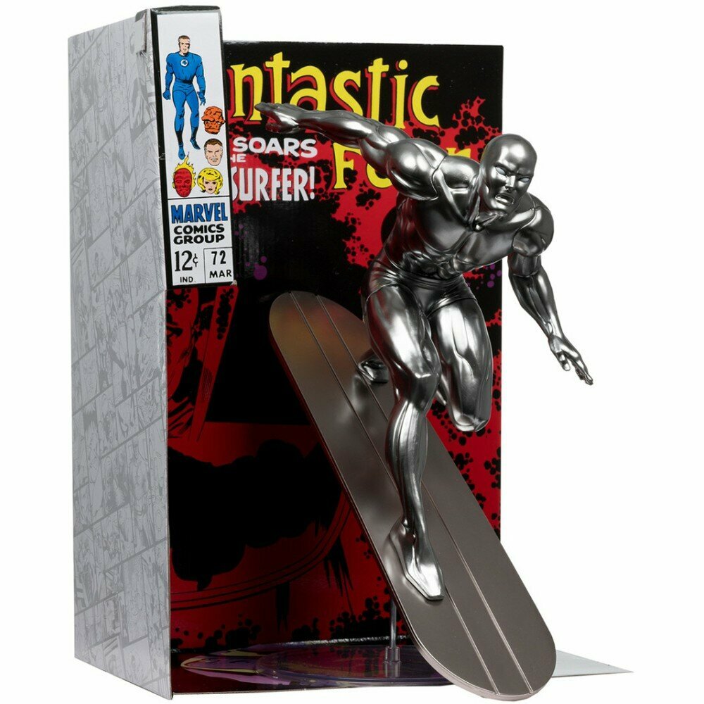 Фигурка McFarlane Marvel Comics Silver Surfer (with Scene) (Fantastic Four #72)