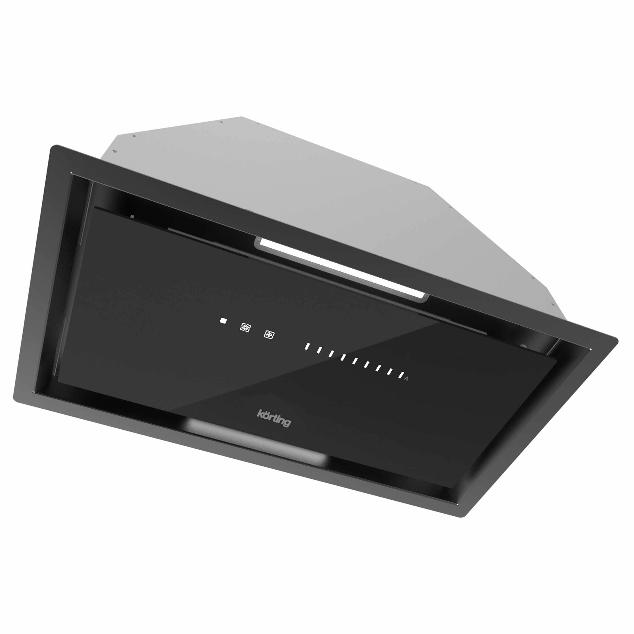Вытяжка Korting KHI 6997 GN 950 м3/ч, 242 Вт, ДУ, черное стекло
