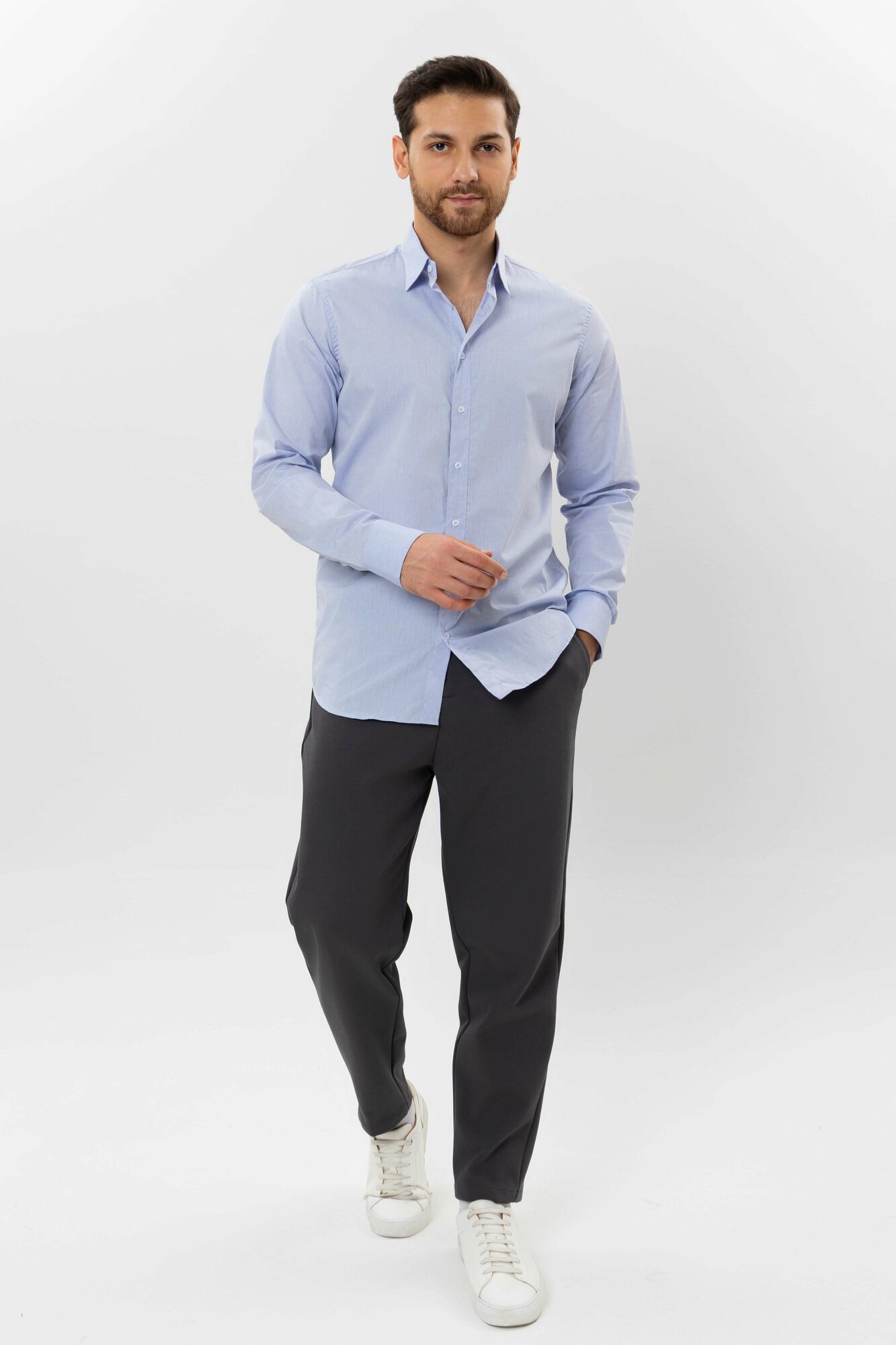 Рубашка TERRA PRO, размер M, blue — фото 1