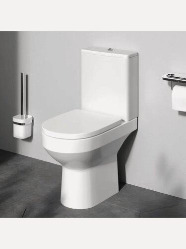 Изображение товара Унитаз напольный AM.PM Jump, безободковый, антивсплеск, цвет белый