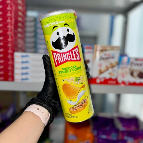 фото Картофельные чипсы pringles mexican street corn/принглс кукуруза по мексикански 158 гр.