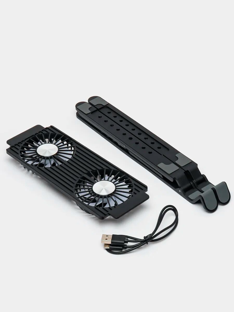 Подставка для ноутбука Hoco DH17, с вентилятором и подсветкой — фото 1