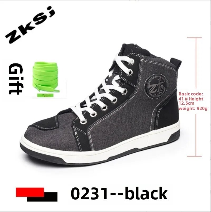 Мотоциклетные ботинки защитные ботинки для мотоциклистов водонепроницаемая нескользящая обувь для мотокросса горных гонок повседневная обувь 40 Черный Женский