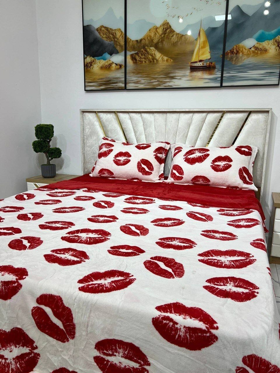 Постельного белья (простыня И наволочки) двуспальные-HAVI, прочный и дышащий набор для комфортного сна и уюта дома