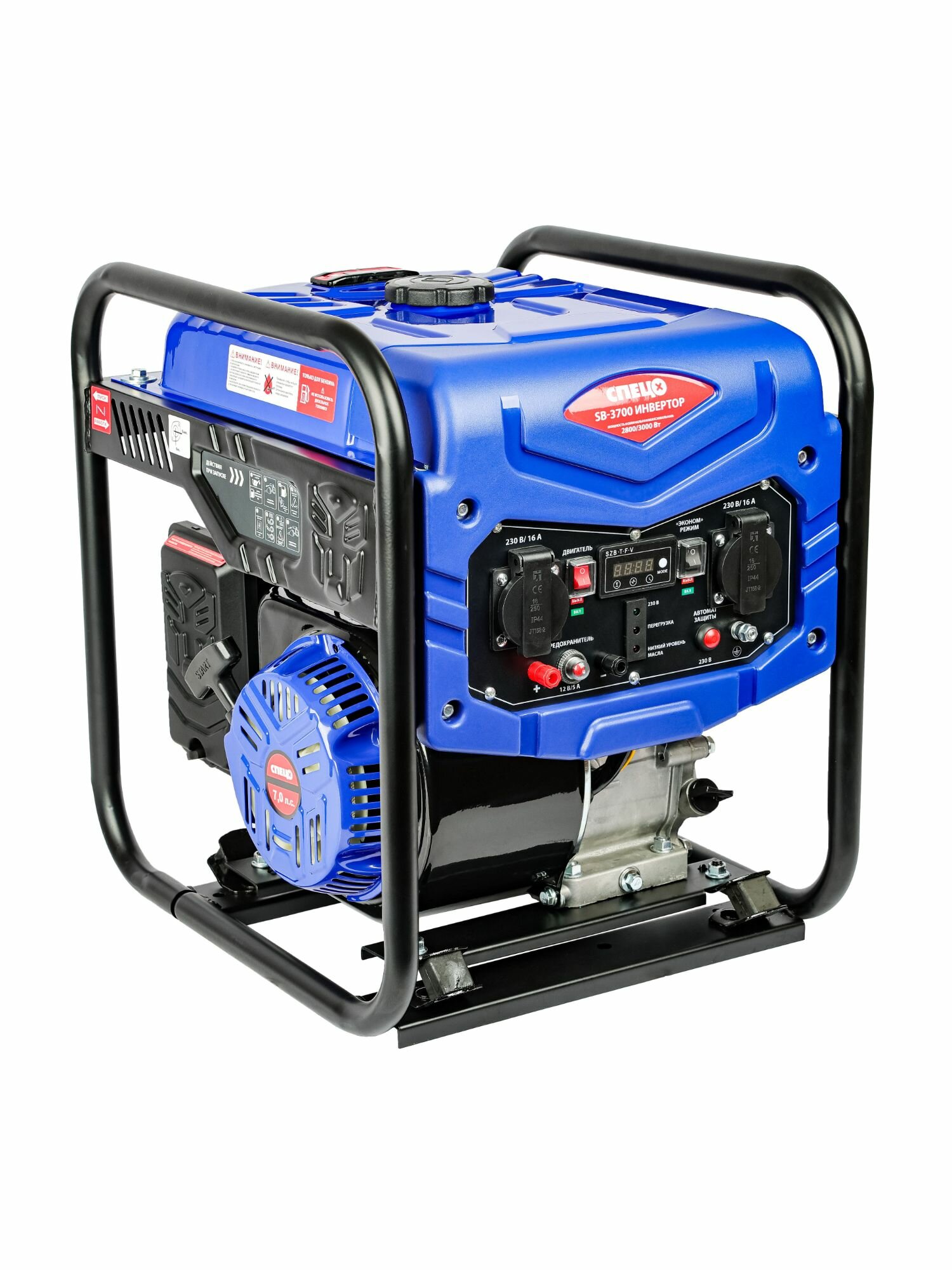 Генератор бензиновый инверторный Спец SB-3700 3 кВт