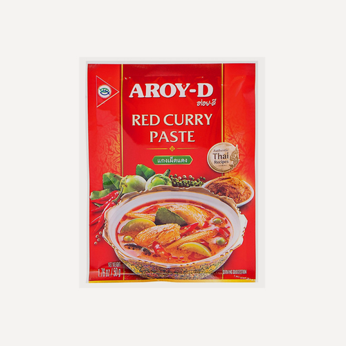 Изображение товара Паста Aroy-D карри красная с остро-пряным вкусом 50 г, Таиланд