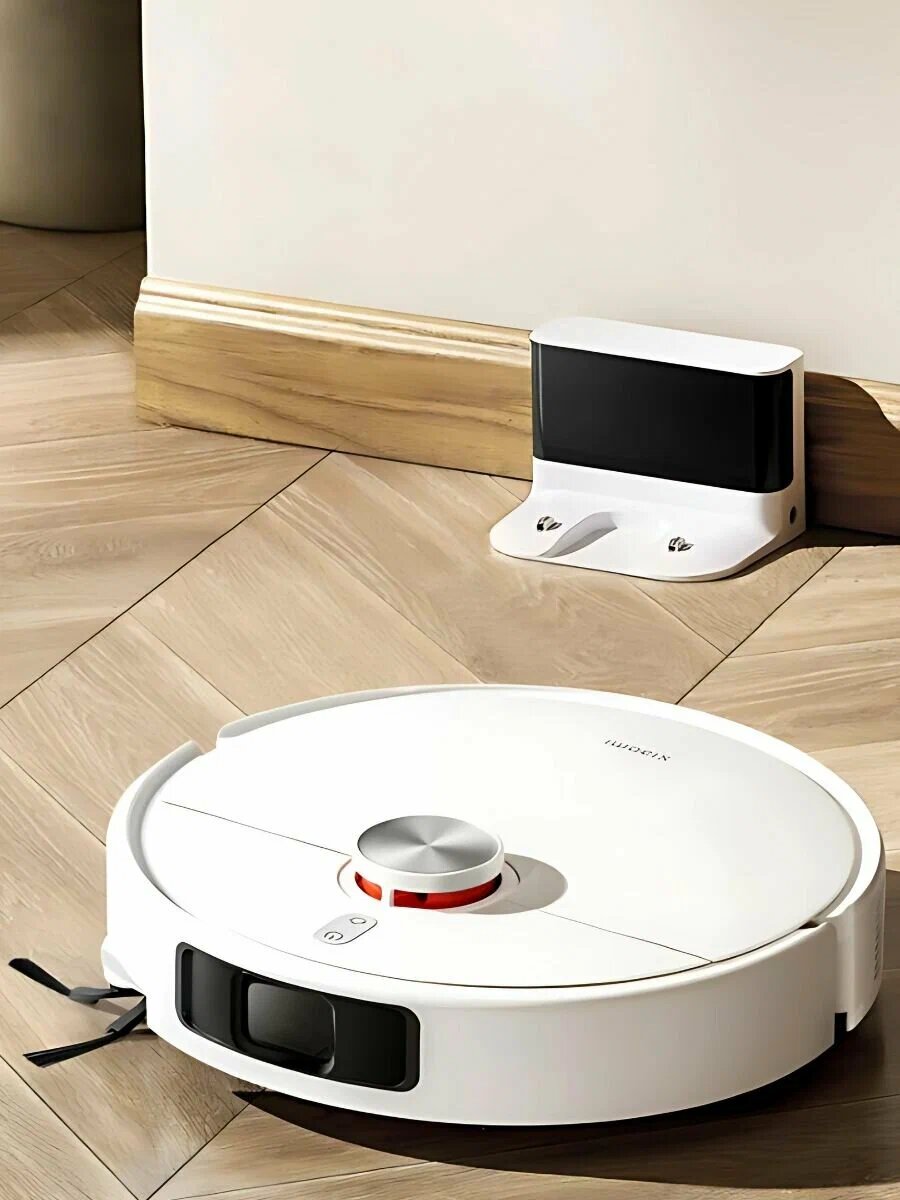 Робот-пылесос Xiaomi Robot Vacuum S40Pro EU с функцией влажной уборки белый