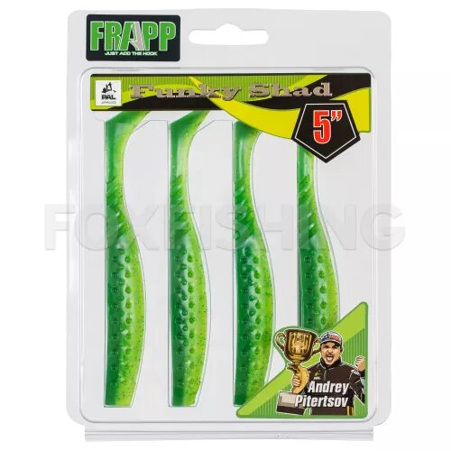 Силиконовая приманка Frapp Funky Shad 5 13см. 4шт. вес: 11гр. #25