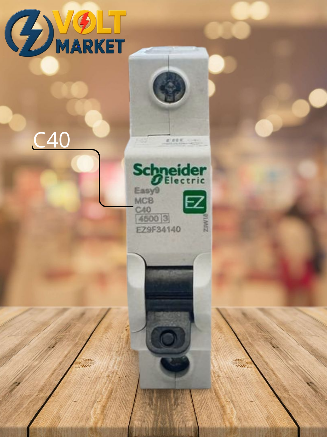 Easy9 1P 40A C 4.5kA Schneider avtomatik o'chirgichi