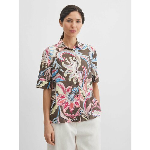 фото Рубашка gerry weber весна-лето 2026, размер 36, розовый, коричневый