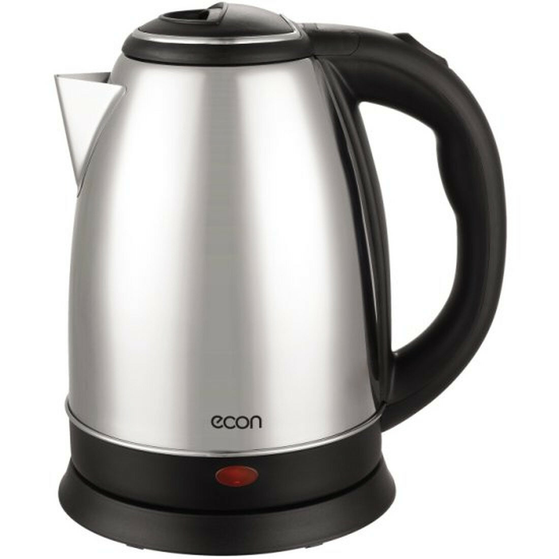 Чайник Econ ECO 1869KE  сталь с чёрными вставками  1800Вт  1 8л