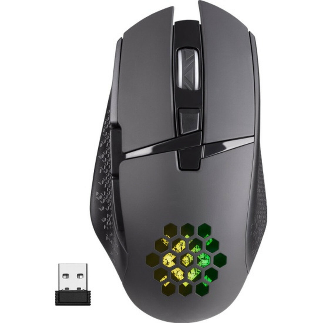 Мышь Defender Glory GM-514 черный, LED, 7D, 400 мАч, 3200dpi (52514)