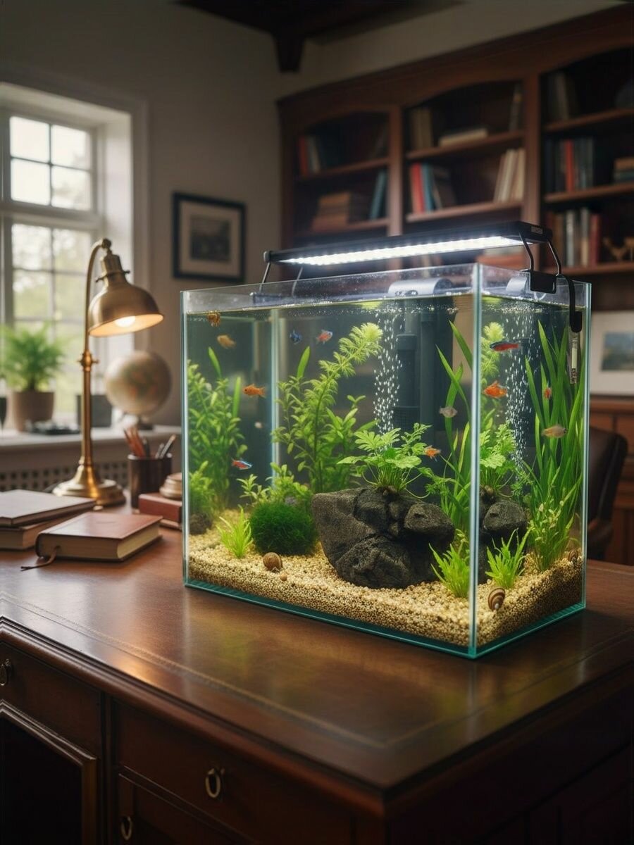 Камень Серая гора для аквариума и террариума натуральная природная декорация/Креветкин дом