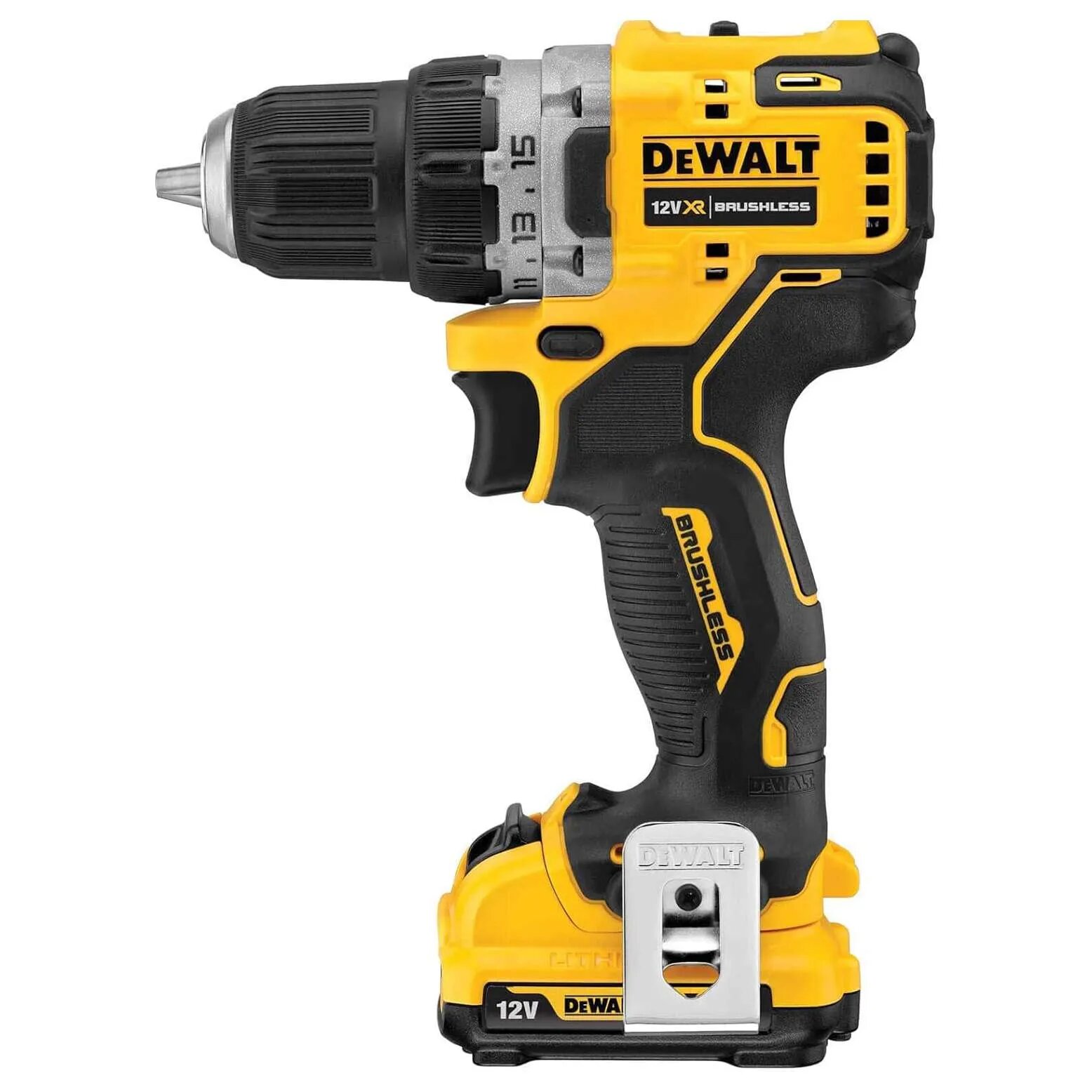 Аккумуляторная дрель-шуруповёрт DeWALT DCD701D2-QW — фото 1