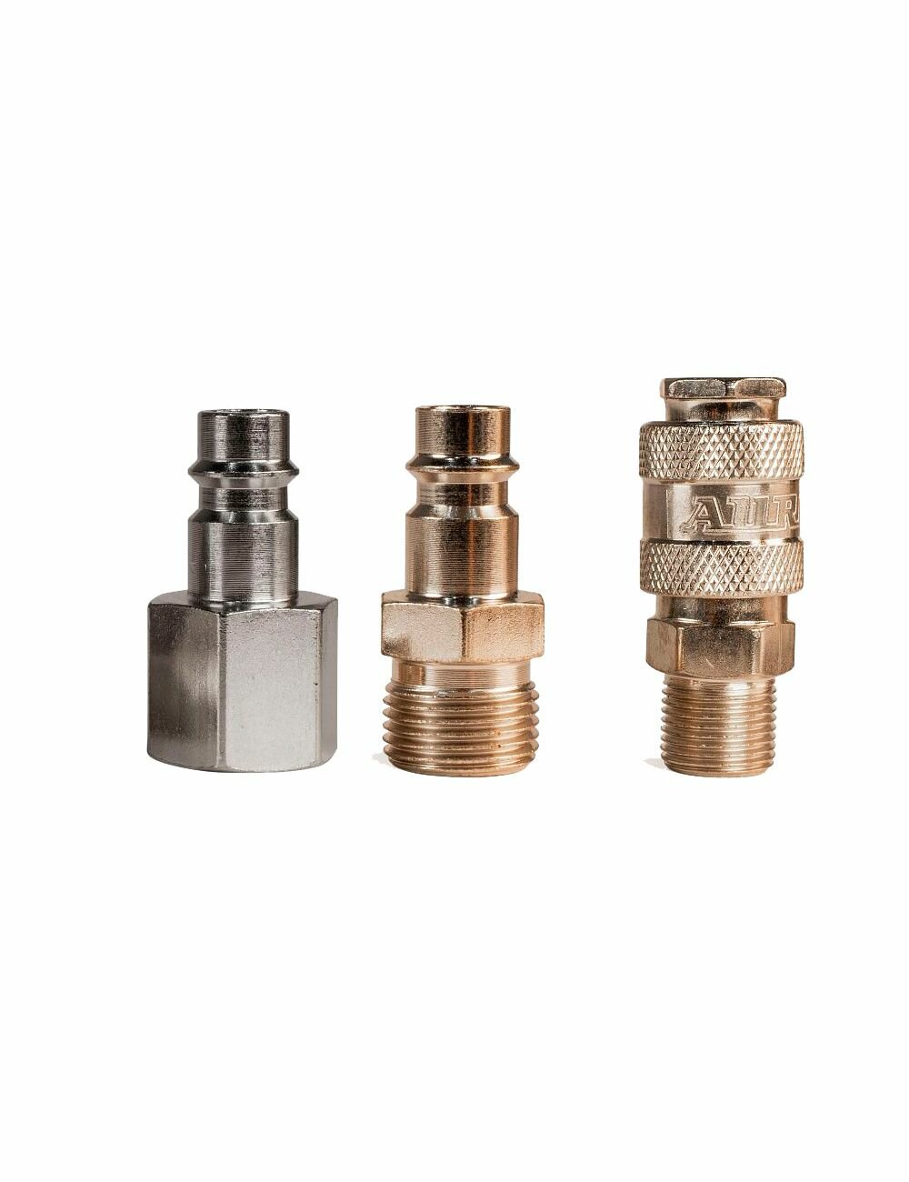 Набор быстросъёмов 3/8, 4 шт (M 3/8М*2+M3/8F) Aurora — фото 1