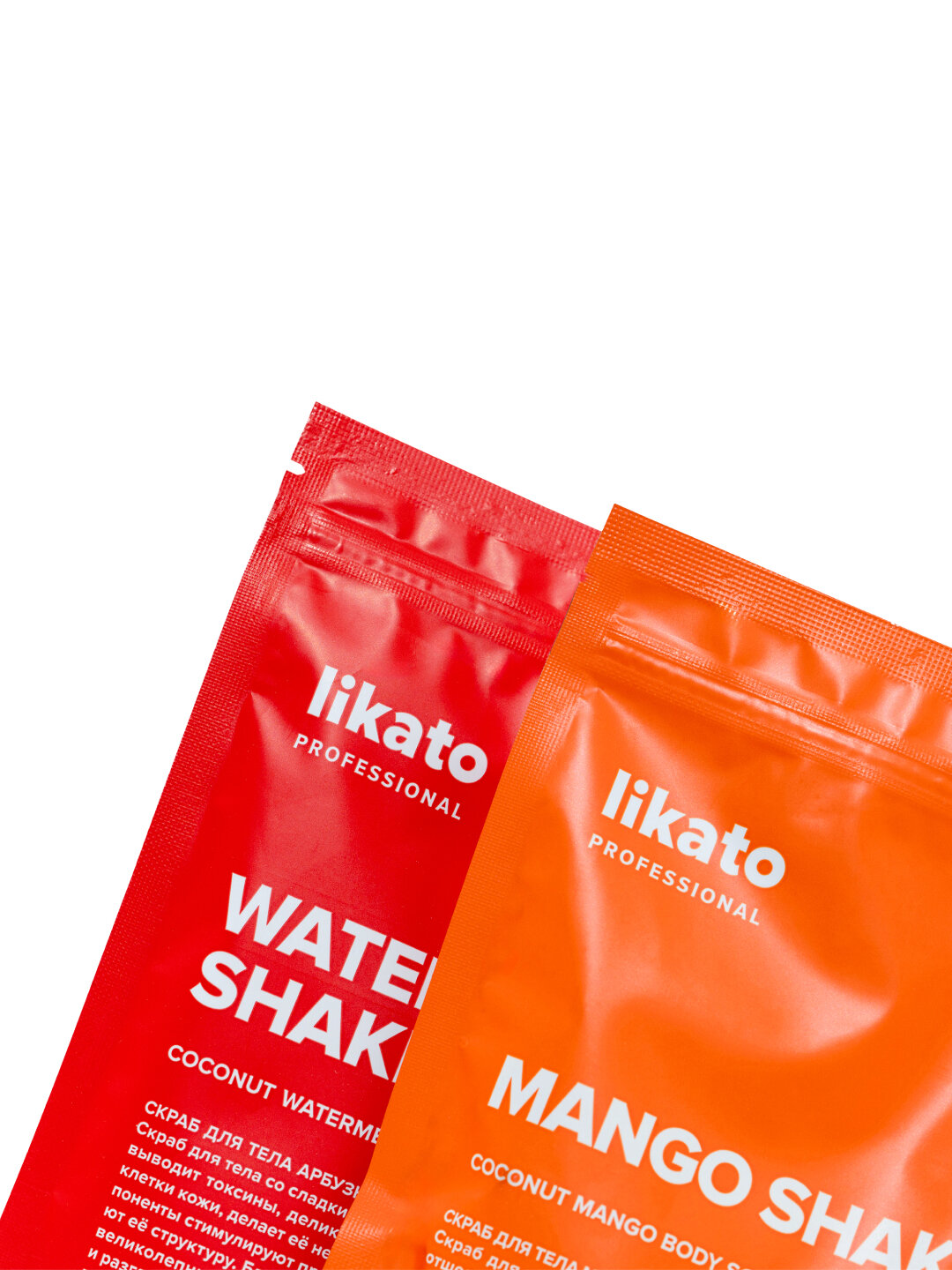 Скраб для тела Likato Professional "Манго шейк", с ароматом манго, 2х250 г — фото 1