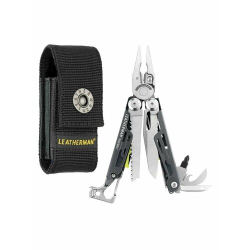 Мультитул LEATHERMAN Signal Gray, нержавеющая сталь,19 функций
