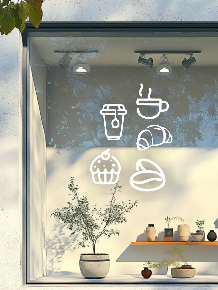 Набор наклеек для витрины вкусняшки — фото 1