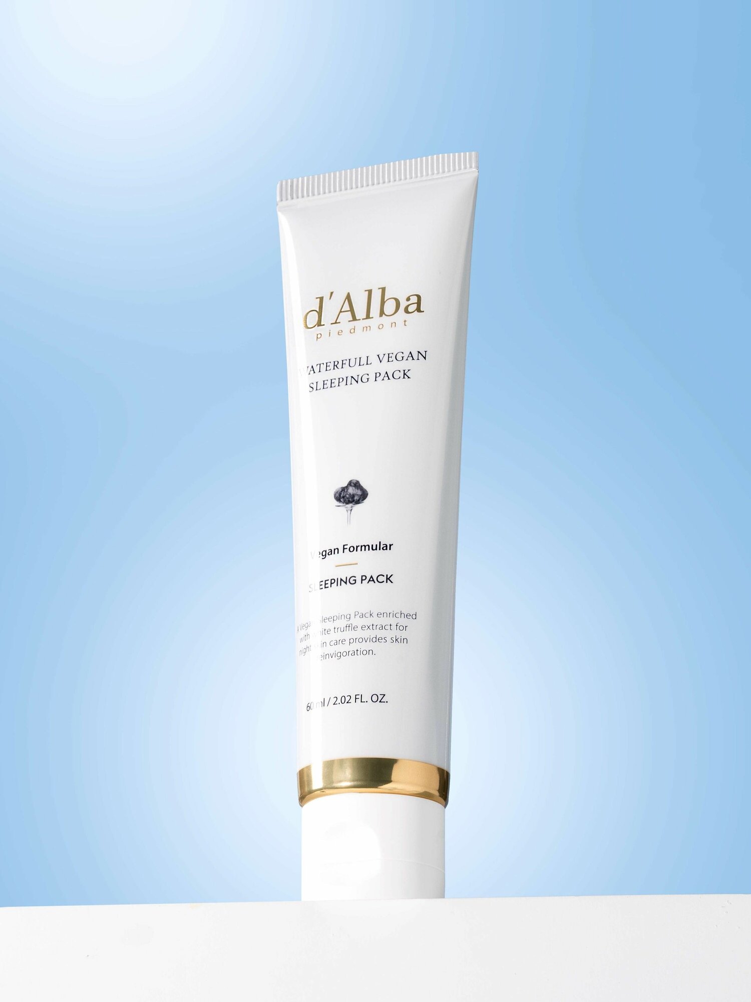 D'Alba Ночная маска для лица Waterfull Vegan Sleeping Pack 60ml (туба)