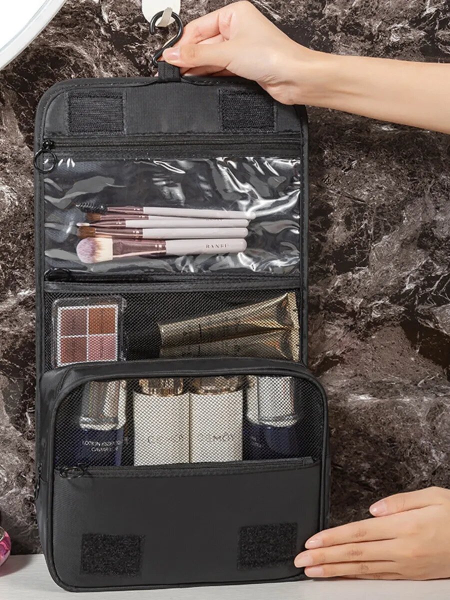 Бьюти-кейс ширина: 10 см., высота: 18 см., длина: 22 см., , черный — фото 1